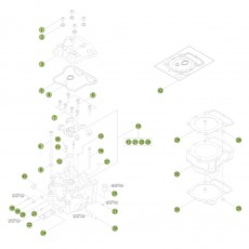 Beta RR350 Racing 16 Zylinder/Zylinderkopf/Ventiltrieb 1