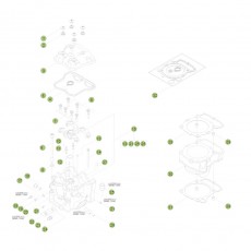 Beta RR430 15 Zylinder/Zylinderkopf/Ventiltrieb 1