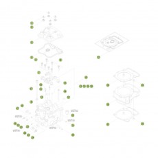 Beta RR480 15 Zylinder/Zylinderkopf/Ventiltrieb 1