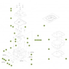 Beta RR480 Racing 15 Zylinder/Zylinderkopf/Ventiltrieb 1