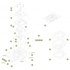 Beta RR480 Racing 16 Zylinder/Zylinderkopf/Ventiltrieb 1