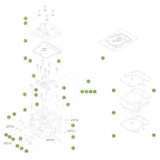 Beta RR498 Racing 14 Zylinder/Zylinderkopf/Ventiltrieb 1