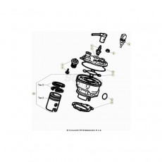 Beta RR50RC 20 Zylinder/Zylinderkopf/Ventiltrieb