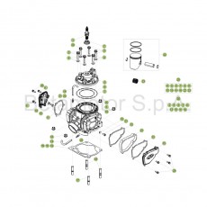 Beta Xtrainer 17 Zylinder/Zylinderkopf/Ventiltrieb