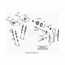 Beta EVO300 Factory 4T 20 Zylinder/Zylinderkopf/Ventiltrieb 2