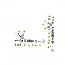 Beta RR125 14 Zylinder/Zylinderkopf/Ventiltrieb 2