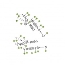 Beta RR125 LC 14-15 Zylinder/Zylinderkopf/Ventiltrieb 2