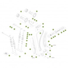 Beta RR350 EFI 15 Zylinder/Zylinderkopf/Ventiltrieb 2