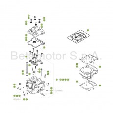 Beta RR350 Racing 17 Zylinder/Zylinderkopf/Ventieltrieb 1