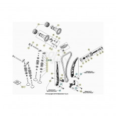 Beta RR350RC 20 4T Zylinder/Zylinderkopf/Ventiltrieb 2
