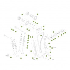 Beta RR430 15 Zylinder/Zylinderkopf/Ventiltrieb 2