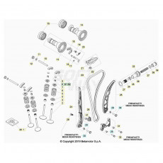 Beta RR430 20 Zylinder/Zylinderkopf/Ventiltrieb 2