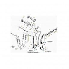 Beta RR430 26 Zylinder/Zylinderkopf/Ventiltrieb 2