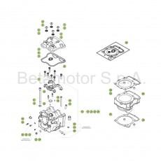 Beta RR430 Racing 17 Zylinder/Zylinderkopf/Ventieltrieb 1