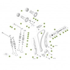 Beta RR450 Factory 12 Zylinder/Zylinderkopf/Ventiltrieb 2