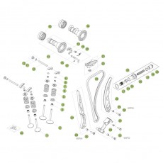 Beta RR450 Racing 14 Zylinder/Zylinderkopf/Ventiltrieb 2