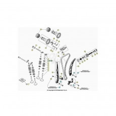 Beta RR480 25 Zylinder/Zylinderkopf/Ventiltrieb 2