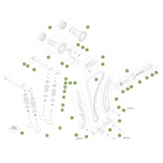 Beta RR480 Racing 16 Zylinder/Zylinderkopf/Ventiltrieb 2