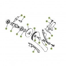 Beta RE125 15 Zylinder/Zylinderkopf/Ventilrieb 3