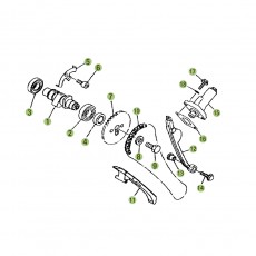 Beta RR125 13 Zylinder/Zylinderkopf/Ventiltrieb 3
