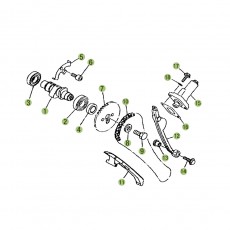 Beta RR125 14 Zylinder/Zylinderkopf/Ventiltrieb 3
