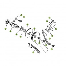 Beta RR125 16 Zylinder/Zylinderkopf/Ventiltrieb 3