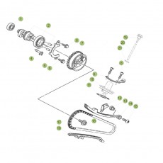 Beta RR125 LC 16 Zylinder/Zylinderkopf/Ventiltrieb 3
