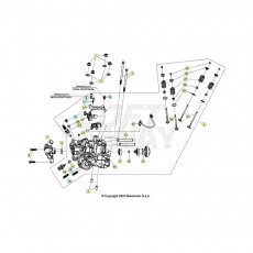 Beta RR125 LC T 25 Zylinder/Zylinderkopf/Ventiltrieb 3