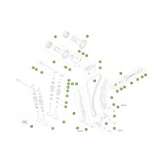 Beta RR390 Racing 17 Zylinder/Zylinderkopf/Ventieltrieb 2