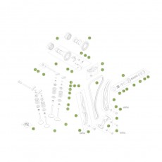 Beta RR430 Racing 17 Zylinder/Zylinderkopf/Ventieltrieb 2