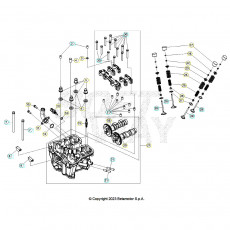 Beta Alp X 350 24 Zylinder/Zylinderkopf/Ventil 4