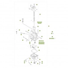 Beta RR300 13 Vergaser