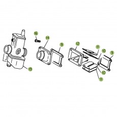 Beta  EVO125 Factory 15 Vergaser 1