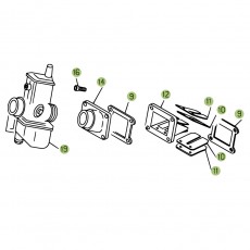 Beta  EVO125 Factory 16 Vergaser 1