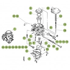 Beta EVO300 Factory 4T 16 Vergaser
