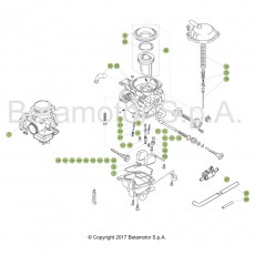 Beta EVO300 Factory 4T 17 Vergaser