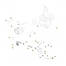 Beta RR125 13 Vergaser