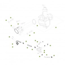 Beta RR125 15 Vergaser