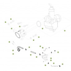 Beta RR125 16 Vergaser