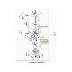 Beta RR125RC 20 Vergaser