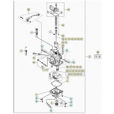 Beta RR125 20 Vergaser