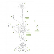 Beta RR250 2T 15 Vergaser