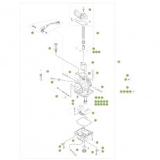 Beta RR250 16 Vergaser