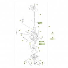 Beta RR250 2T Racing 14 Vergaser
