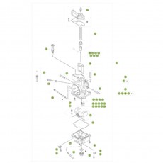 Beta RR250 2T Racing 15 Vergaser