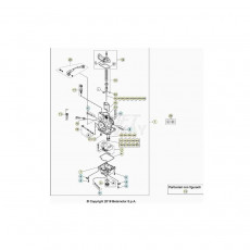 Beta RR300RC 21 Vergaser