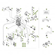 Beta RR480 15 Vergaser