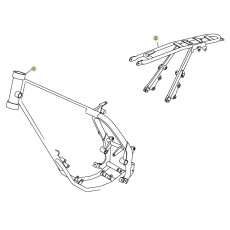 Beta RR50 10/11 Rahmen/Ausleger