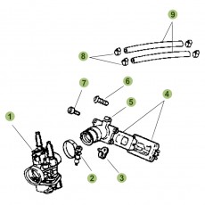 Beta RR50 16 Vergaser