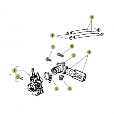 Beta RR50 Racing 16 Vergaser